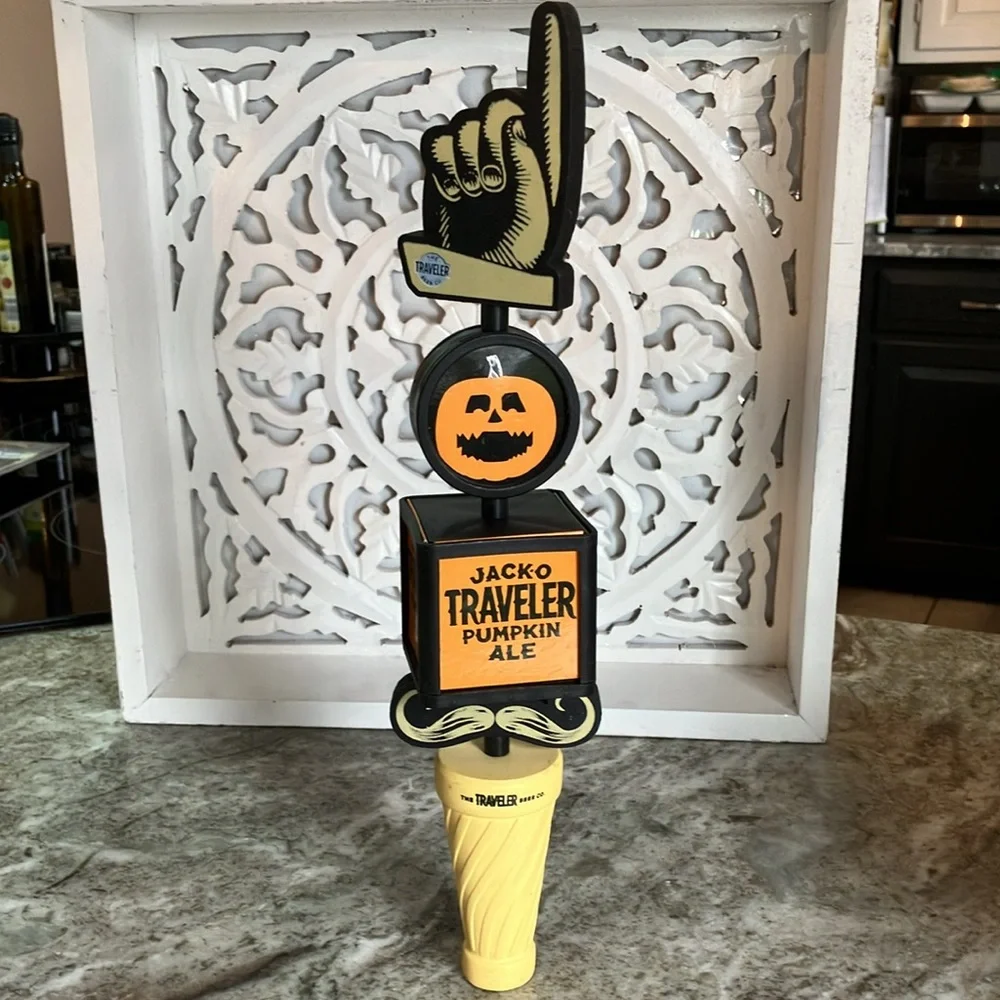 The Traveler Beer Company Interchangeable Seasonal Beer Tap Handle
